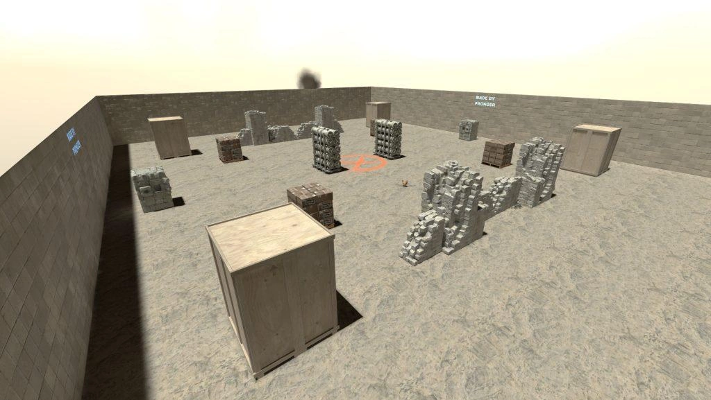 1 VS 1 AIM MAP